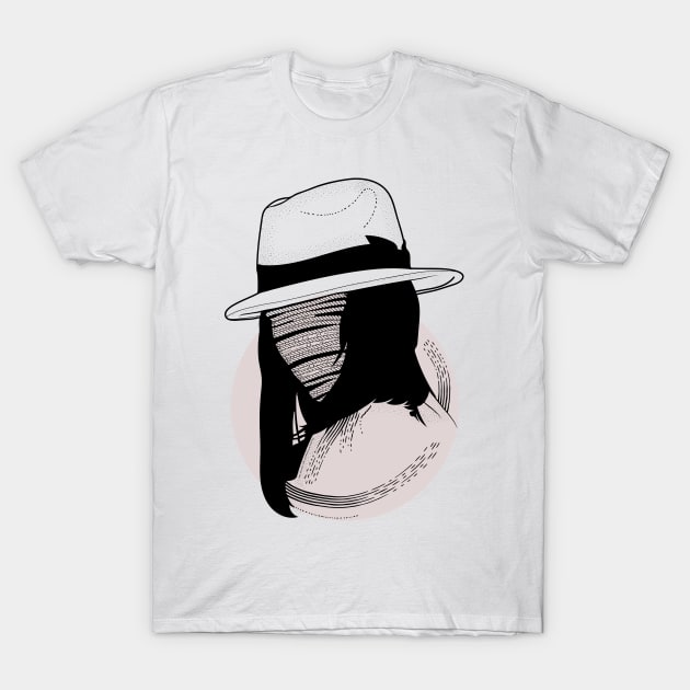 Western Cowgirl Bandit T-Shirt by Frajtgorski